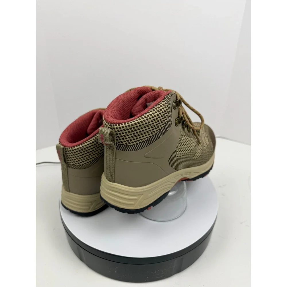 Propét Women's Orthopedic‎ Mid Hiking Boots Ankle Support Brown Pink 7.5 M (B)